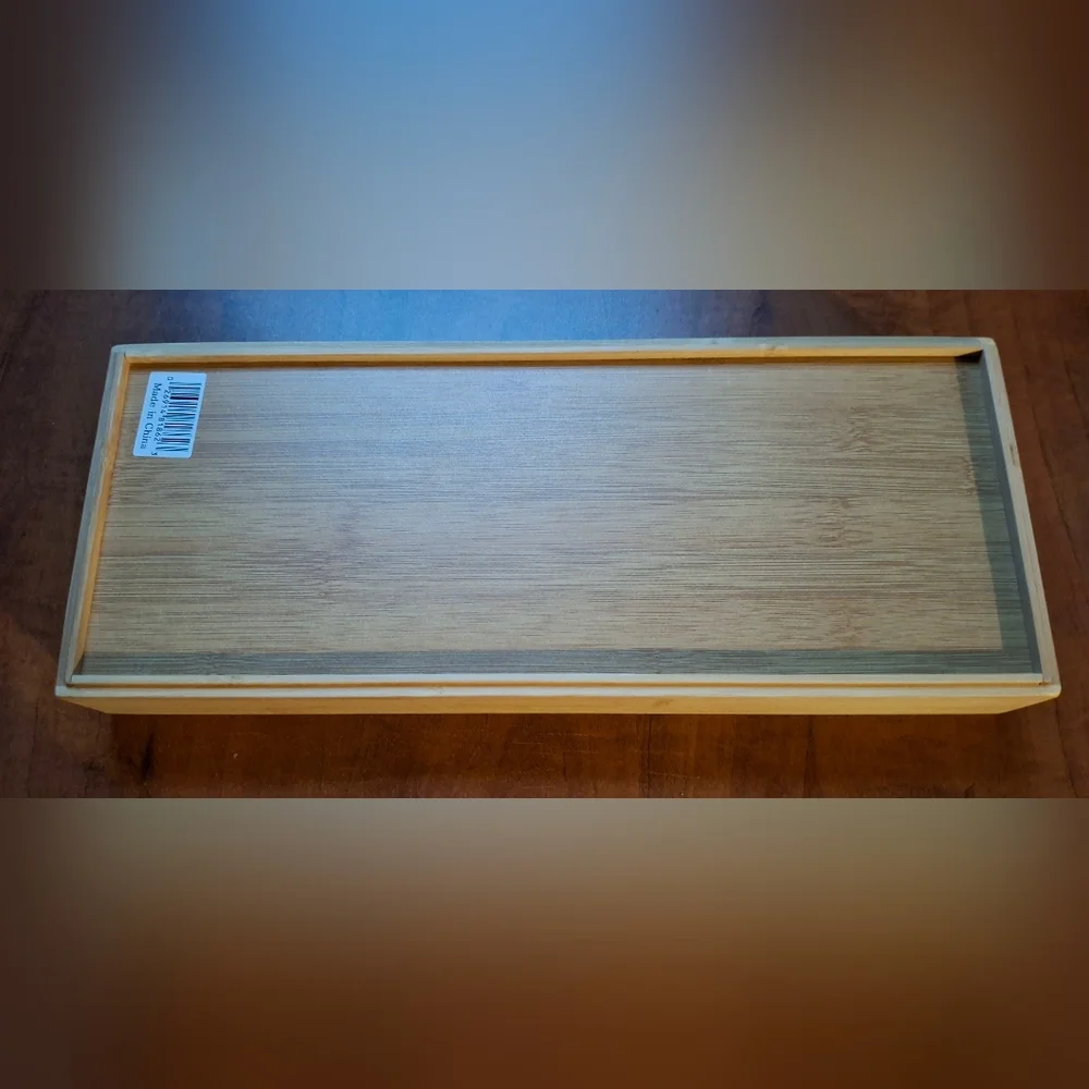 Practical Bamboo Drawer Organizer - Ideal for Office & Kitchen - 6x15x2 inch